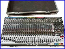 Behringer Eurodesk SX3242FX Analog Mixer & Industrial Cary Case