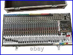 Behringer Eurodesk SX3242FX Analog Mixer & Industrial Cary Case