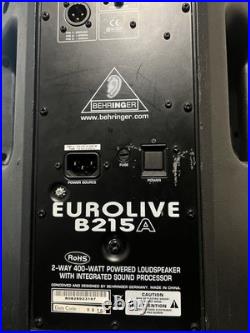Behringer Eurolive B215A 400w Active Speaker In Very Good Condition