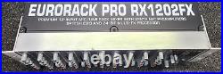 Behringer Eurorack Pro RX1202FX 12 Input Rack Mount Mic/Line Mixer