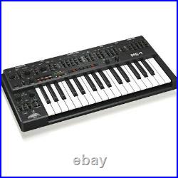Behringer MS-1-BK Analog Synthesizer with 32 Full-Size Keys, USB & MIDI I/O, Black