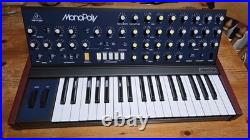 Behringer Monopoly 4-Voice Polyphonic Synthesiser Full Size Keys boxed