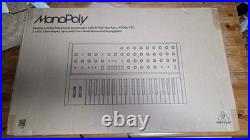 Behringer Monopoly 4-Voice Polyphonic Synthesiser Full Size Keys boxed