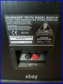 Behringer Truth 2031P Passsive Studio Monitors