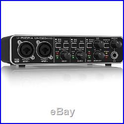 Behringer U-Phoria UMC204HD 2-in 4-out USB 2.0 Audio Interface with MIDAS Preamps