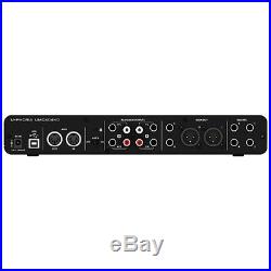 Behringer UMC404HD U-PHORIA 4x4 Audio Interface USB MIDI SoundCard Mic Pre-Amp