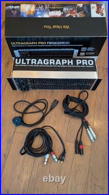 Behringer Ultragraph Pro FBQ6200HD 31-Band Stereo EQ with Feedback Detection 2U