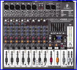 Behringer Xenyx X1222USB 16-Input 2-Bus USB Mixer with Effects & Mic Preamps