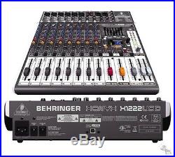 Behringer Xenyx X1222USB 16-Input 2-Bus USB Mixer with Effects & Mic Preamps