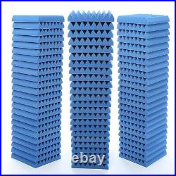 Blue Acoustic Foam Tiles & Optional Bass Trap Kit Professional Sound Absorbing