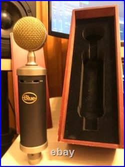 Blue Baby Bottle Large Diaphragm Condenser Microphone with Wooden Case