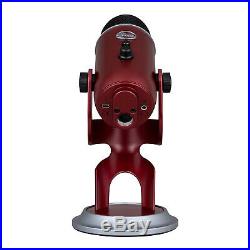 Blue Microphones Yeti Professional Multi-Pattern USB Microphone, Crimson Red
