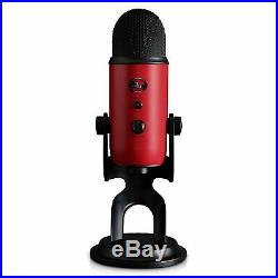 Blue Microphones Yeti Professional Multi-Pattern USB Microphone (Satin Red)