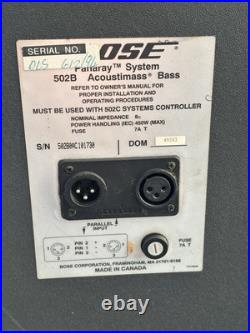 Bose 502B Subwoofers