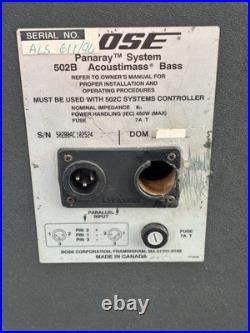 Bose 502B Subwoofers