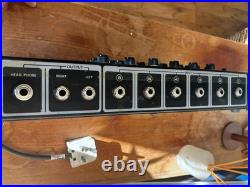 Boss KM-6 Vintage 6-Channel Analog Mixer. Working VU Meter. Rare / vintage