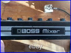 Boss KM-6 Vintage 6-Channel Analog Mixer. Working VU Meter. Rare / vintage