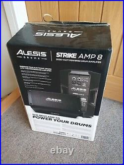 Boxed Alesis Strike Amp 8 2000w Drum Kit Amplifier Speaker Monitor Wedge