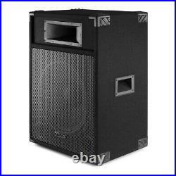 CSB 15 Active DJ Speaker PA Sound System and Built-in 800w High Power Mixer Amp