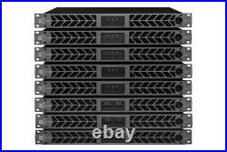 CVR D-1004 Series Professional Power Amplifier 1 Space 1000 Watts x4 at 8 BLACK