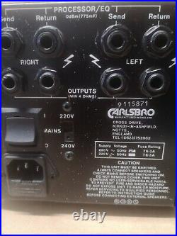 Carlsbro DX 8-2 Powered Mixer Equalizer Amplifier Amp Vintage