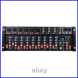 Citronic CSR-63 9-Channel Rack-Mount Mixer with Bluetooth & DSP Effects