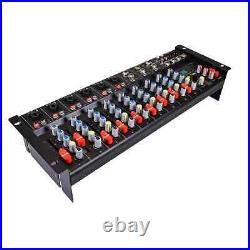 Citronic CSR-63 9-Channel Rack-Mount Mixer with Bluetooth & DSP Effects