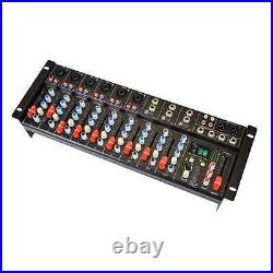 Citronic CSR-63 9-Channel Rack-Mount Mixer with Bluetooth & DSP Effects