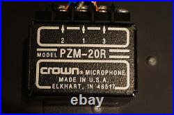Crown PZM Microphone Black Working with Cable