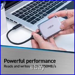 Crucial X9 Pro 2TB LATEST DJ TOOL Portable SSD Read/Write up to 1050MB/s