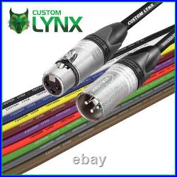 Custom Lynx TESTUDO. Neutrik Powered Active Speaker Cable. PRO Balanced XLR Lead