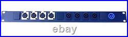 Custom Power Amp Rack Connector Panels. XLR, Speakon, Powercon. Rean, Neutrik