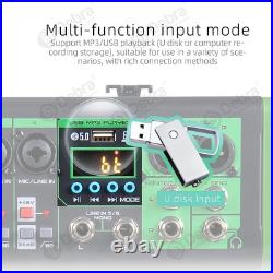 D Debra 6 Channels Professional Audio Mixer with 99 DSP Digital Effects USB MP3