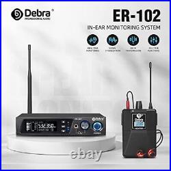 D Debra Audio PRO ER-102 UHF Single Channel Wireless In Ear Monitor System With