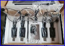 D Debra D-440 UHF 4 Channel Wireless Lavalier Headset Microphone System