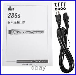 DBX 286S Microphone Mic Pre-Amp Processor 286 S, Phantom Power+Condenser Mic