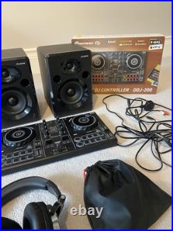 DDJ 200 + Elevate 5 Studio speakers + Headphones