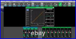 DX48 4 In 8 Out FIR AES Professional Digital Audio DSP Speaker Processor 96kHz