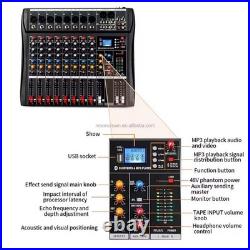 DX8 Professional Sound Mixer Console Record Professional 8 Sound board UK