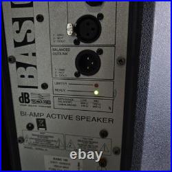 Db Technologies Basic 100 Pair Active Powered Speaker Great Sound