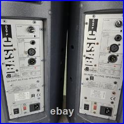 Db Technologies Basic 100 Pair Active Powered Speaker Great Sound