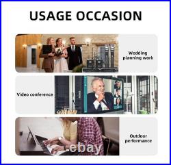 Debra Audio R-404S Pro 4-Channel UHF Wireless Microphone System, Karaoke, Events