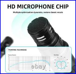 Debra Audio R-404S Pro 4-Channel UHF Wireless Microphone System, Karaoke, Events