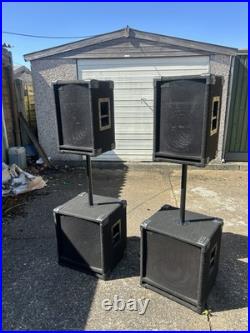 Deltec Two Big Speakers Ideal For Events And Functions