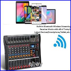 Depusheng DA8 Professional Mixer Sound Board Console 8 Channel Desk System