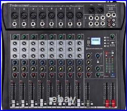 Depusheng DT8 Professional Mixer Sound Board Console 8 Channel System