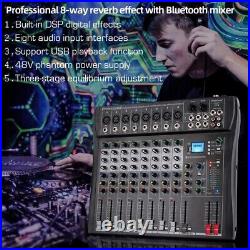 Depusheng DT8 Professional Mixer Sound Board Console 8 Channel System