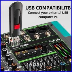 Depusheng PA16 Professional Mixer 16 Channel DJ Controller 99 DSP Effects 48V