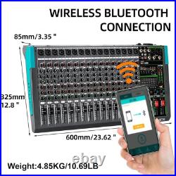 Depusheng PA16 Professional Mixer 16 Channel DJ Controller 99 DSP Effects 48V