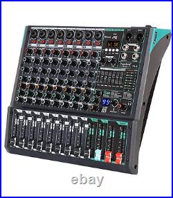 Depusheng PA8 Professional 8-channel mixer DJ controller with 99 DSP Bluetooth